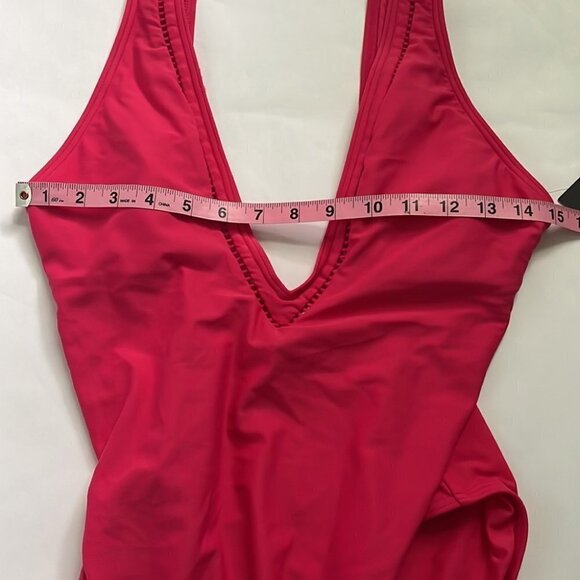 Frederick's of Hollywood Capri Azalea Plunge One Piece - Picture 6 of 12